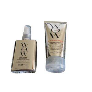 COLOR WOW Set of 2 Minis: Extra Strength Dream Coat Anti-Frizz & Color Shampoo